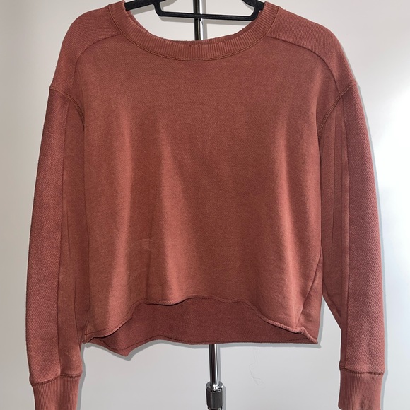 aerie Tops - Aerie brown cropped Sweatshirt